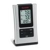 Indoor/Outdoor Thermometer With Clock