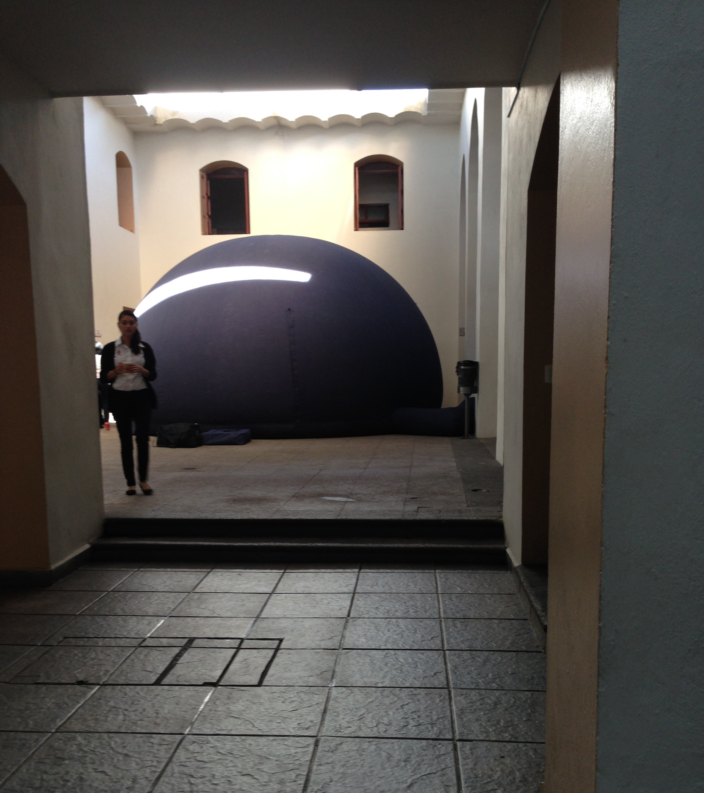 Funcion de Planetario en Liceo Franco Mexicano