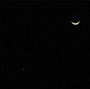 Venus y la Luna