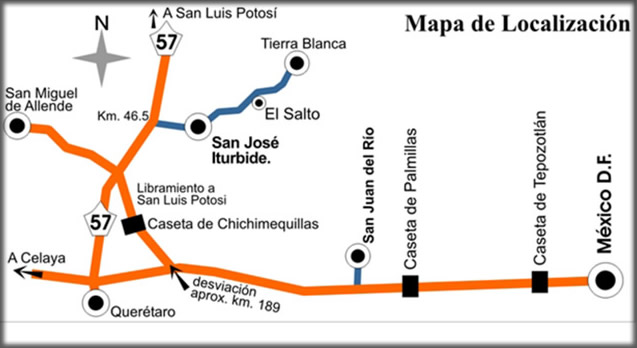 Ubicacion de El Salto