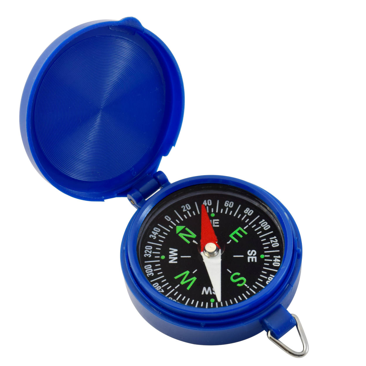 Brújula escolar con cordón para colgar
