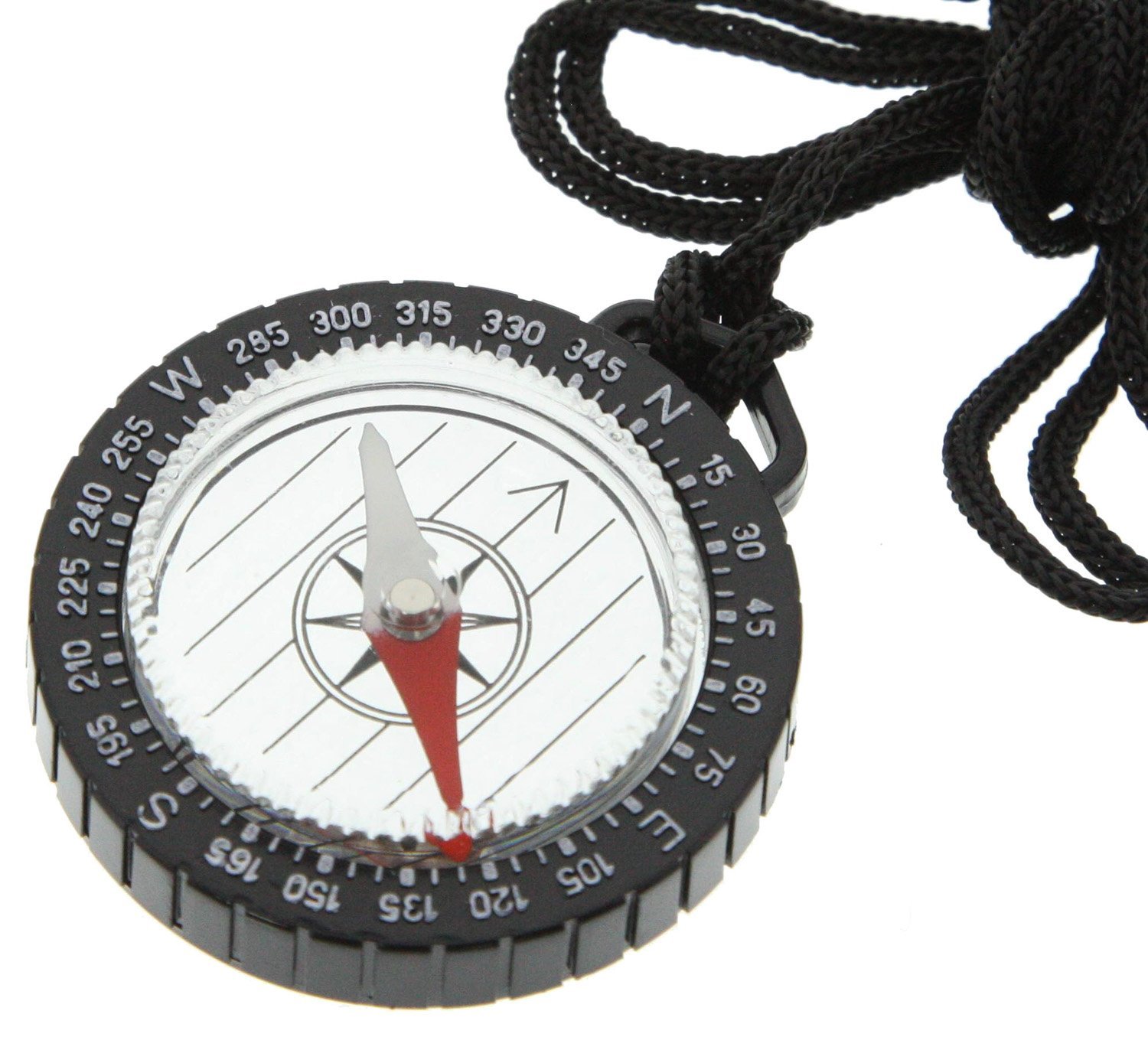 Brújula de 1 1/2 "de diámetro con cordón de 40"
