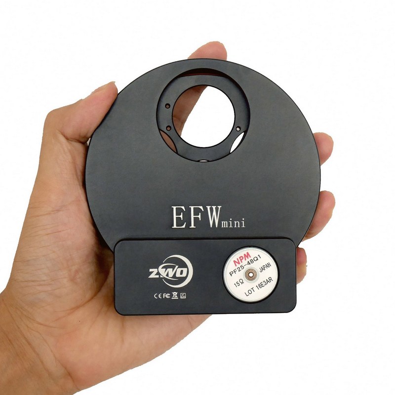 Rueda de filtros ZWO EFWmini (5 x 1.25″or 5 x 31mm)