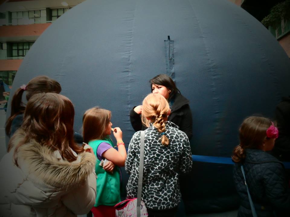 Funcion de Planetario en Liceo Franco Mexicano