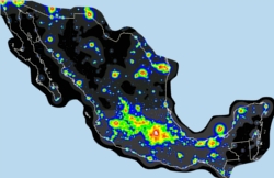 Contaminación lumínica en México